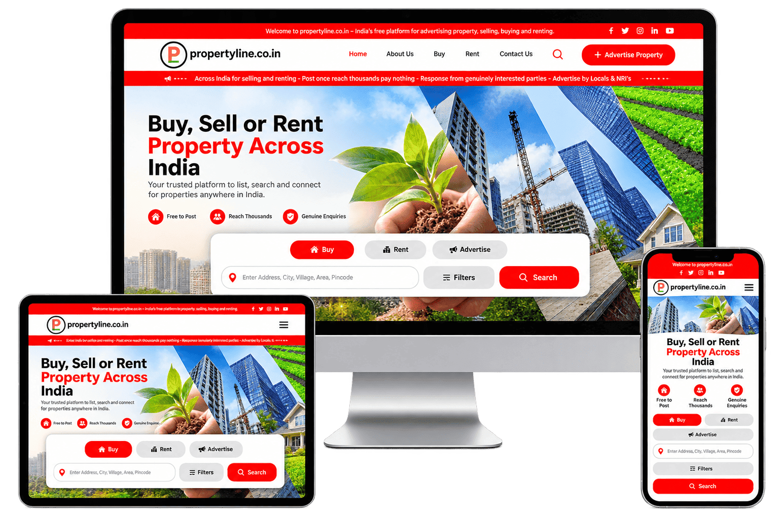 PropertyLine Property Listing & CRM Platform