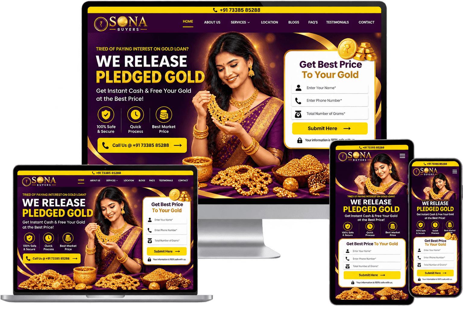 Sona Buyers Website