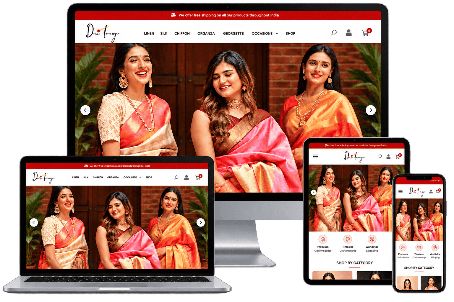 Doritaaga Fashion E-Commerce Website